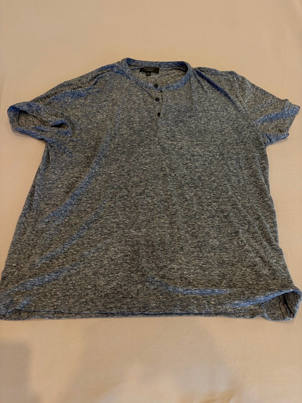 Banana Republic Linen Blend T-Shirt – Gray – Men’s Large